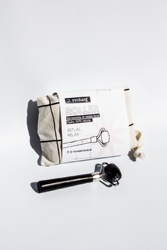 Roller Masajeador Facial/Corporal - Piedra Natural BLANCO - NEGRO - ROSA - comprar online