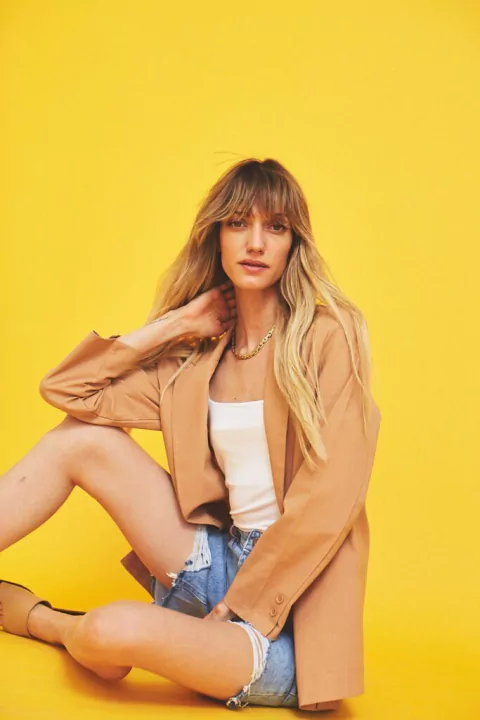 Blazer de Lino Nelida.