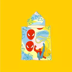 PONCHITO DE TOALLA - SPIDERMAN - tienda online