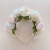 Mini diadema floral: manteca
