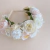 Mini diadema floral: manteca - comprar online