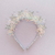 Vincha confetti ~ cristal SILVER (con luces)