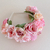 Mini diadema floral: rosados - comprar online