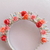 Vincha cristal ~ florcitas (rosados) - conga