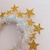 Vinchas confetti ~ estrellitas GOLD (con luces) - conga