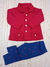 CONJUNTO BEBÊ MENINA CASACO E CALÇA LE BHUÁ LB201B