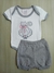 CONJUNTO BEBÊ FEM BODY+TAPA FRALDA GATINHA PM30223 - comprar online