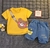 CONJ. BEBÊ MASC. CAMISETA URSO E SHORTS JEANS LC0494 - comprar online