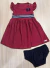 VESTIDO BEBÊ VERMELHO+CALCINHA HUG HG20196 - comprar online