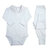 CONJ. BEBÊ UNISSEX BODY E CALÇA BRANCO ZUMM CARAMELLO ZC0326
