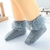 MEIA DE BEBÊ SOQUETE COM RENDA AZUL LC0026C - comprar online