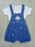 CONJUNTO MASC. BABY JARDINEIRA + CAMISETA LB13710 - comprar online