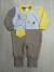 MACACÃO LONGO BEBÊ MASC. LITTLE STAR PT2418 - comprar online