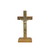 Crucifixo de mesa e parede 12cm Ouro Velho