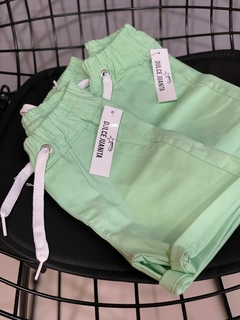 Bermuda de Gabardina Augusto Aqua