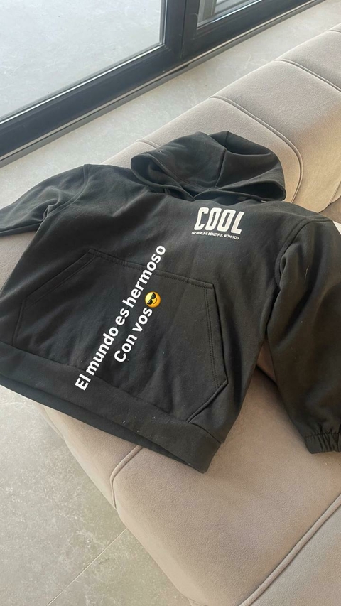 Buzo Cool (El mundo es hermoso con vos)