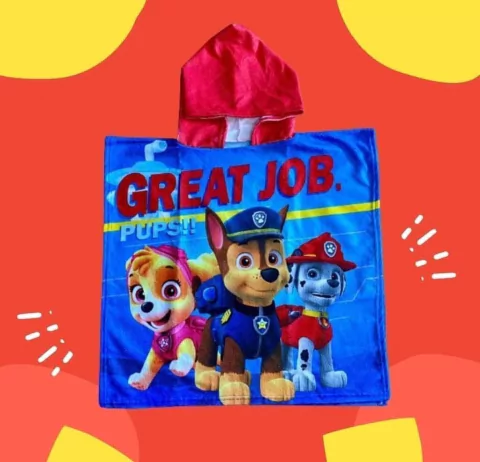 Poncho toalla Patrulla