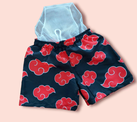 Bermuda naruto con suspensor