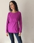 Remera Cuello Bote Purpura - tienda online