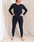 Pijama Embarazo y Lactancia Negro - Tienda Crianza en Red