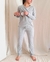 Pijama Embarazo y Lactancia Gris - Tienda Crianza en Red