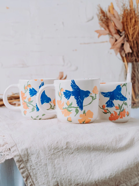 Taza Volt Pájaro Azul