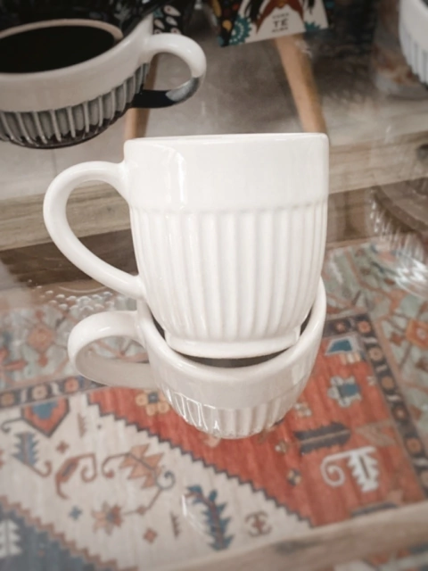 Set x2 - Pocillo Crumble - BLANCO