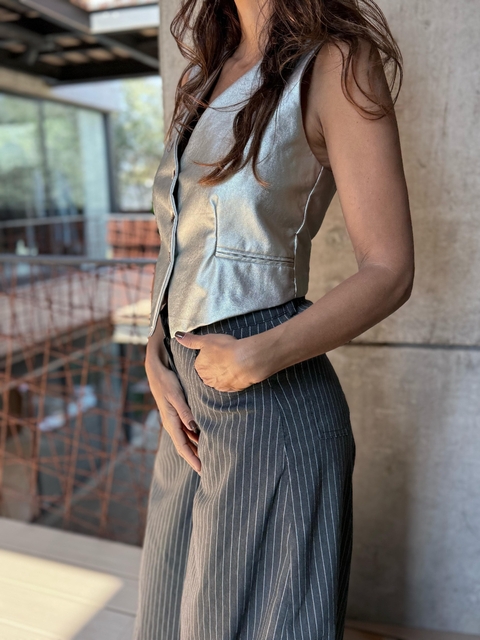 CHALECO CUERO SOPHIE - comprar online