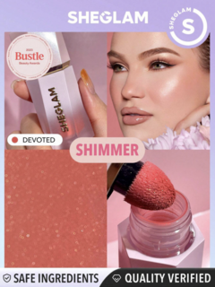 Rubor liquido con shimmer