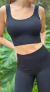 8-S115. Top seamless NEGRO - comprar online