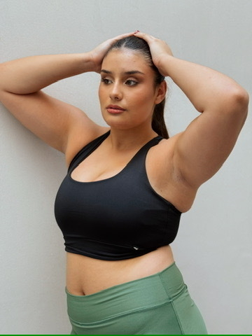 3131. Top micorfibra NEGRO - comprar online