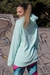 5154. Buzo oversize micropolar VERDE AGUA - comprar online