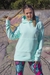 5154. Buzo oversize micropolar VERDE AGUA