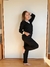 8009 Pijama lanilla NEGRO - comprar online