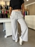 6044. Pantalon palazzo GRIS PERLA MEL - tienda online