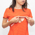 Pijama Cala corto Maternal NARANJA - comprar online