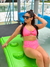 1066. Top con moño PRINT FONDO PINK