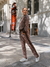 6148. Pantalon LEOPARDO VINTAGE - comprar online