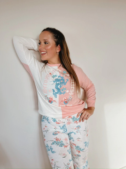 11666 Pijama SO STRONG ROSA - comprar online