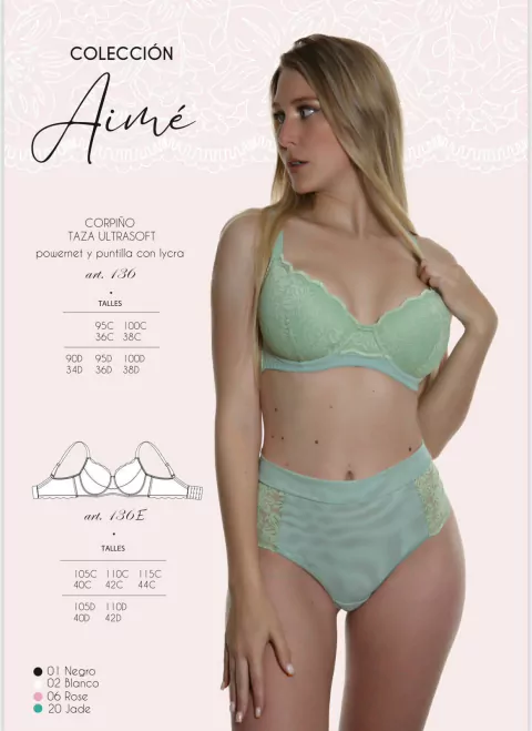 1363. Bombacha alta vedetina - comprar online