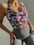 3195. Top doble tela CAMUFLADO PINK - CLARA LENCERIA