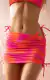 25017. Pollera pareo FUCSIA