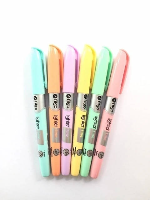 RESALTADOR FILGO FINE PASTEL ROSA