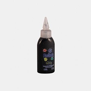 PLASTICOLA GLITTER NEGRO