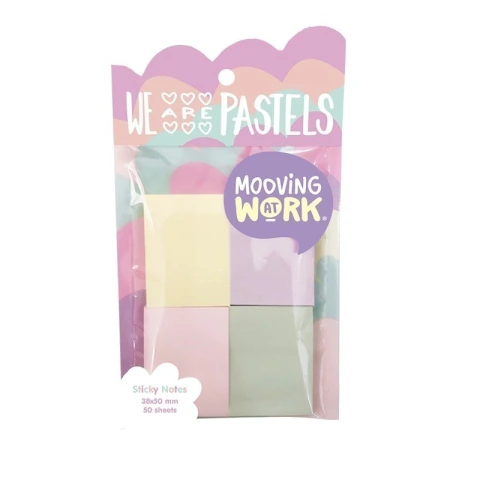 NOTAS ADHESIVAS MEMO FIX PASTEL X 4 903P