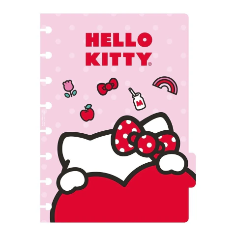 Caratula para cuaderno A5 Mooving loop Hello kitty ART1724165