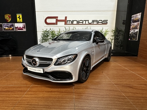 1:18 GT Spirit Mercedes Benz C63 S AMG Coupe (Prata)
