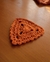 porta-copo vintage triangular - Chouchou Crochet