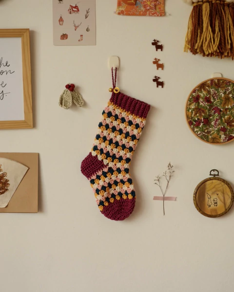 meia granny natal berry - comprar online