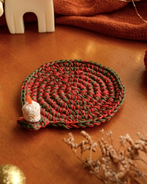 porta-copo xmas candle